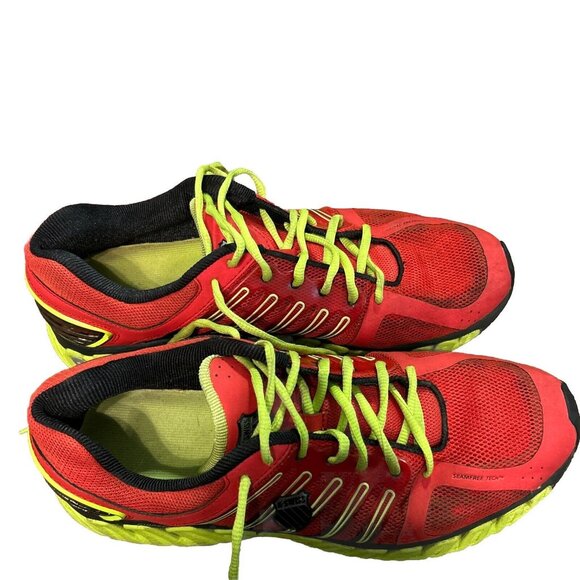 K-Swiss Men’s 12.5 Athletic Shoe 02798646 Low K11/096 Red Yellow - Picture 2 of 10